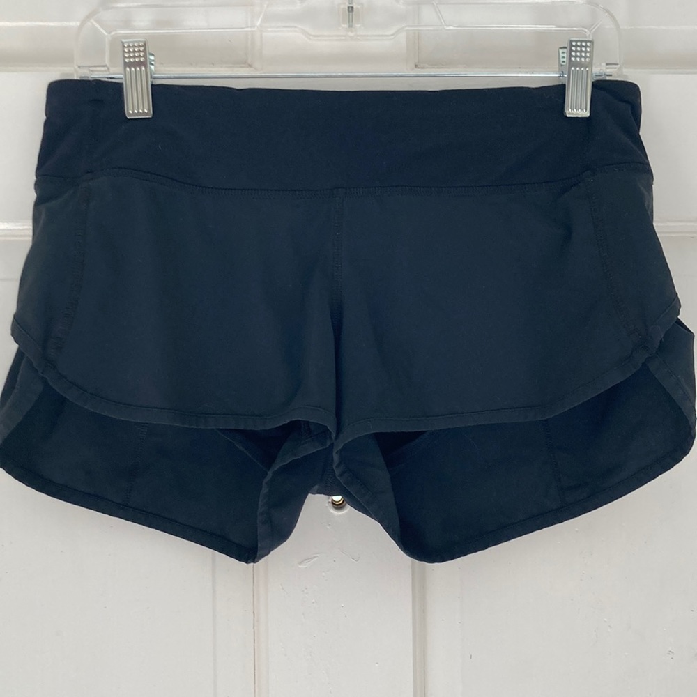 Lululemon Black Speed Up Low-Rise Lined Short 2.5"
